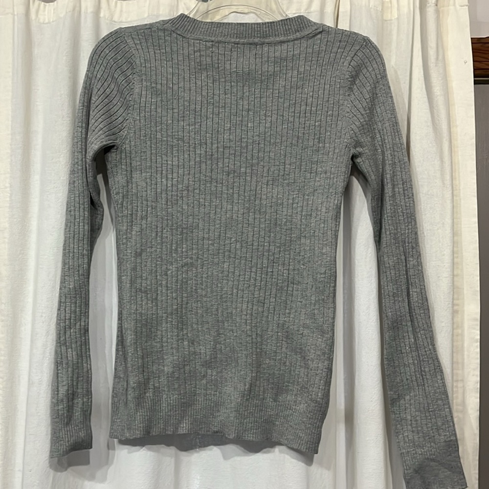 Merona ribbed knit, scooped neck sweater - Picture 2 of 2